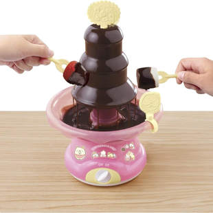 toysrus限定日本家用巧克力喷泉机瀑布熔浆机儿童朱古力火锅电池