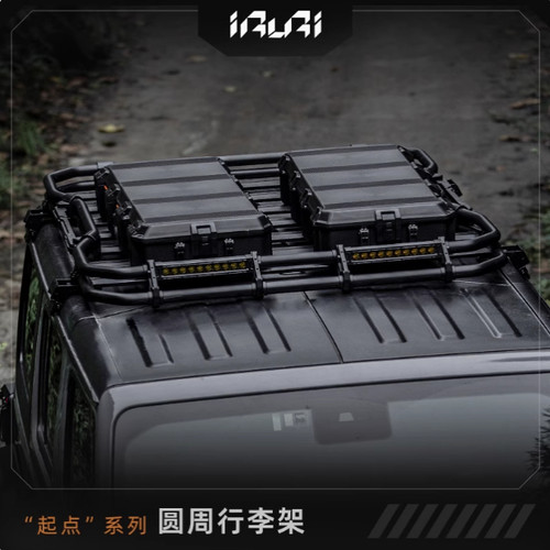 JEEP牧马人IRURI圆周起点行李架改装适用户外拓展车顶平台