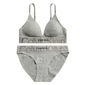 QF6990 Jennie海报同款 CK内衣女士无钢圈可卸垫三角杯文胸 6993