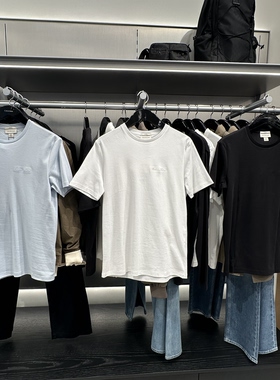 26春夏新款CK Jeans男士休闲刺绣logo签名纯棉圆领T恤短袖4RF287G