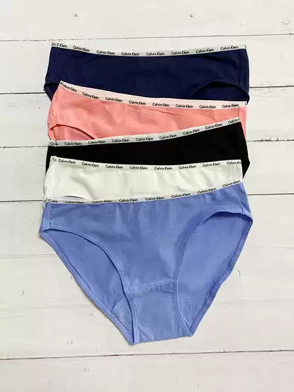 Special Offer Ck Authentic American Calvin Klein Cotton Value Pack of Five Women's Briefs with Thin Waistband
