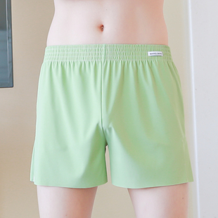 冰丝阿罗裤 夏季 男款 内裤 薄款 哈罗裤 男士 四角睡裤 衩 男生裤 宽松大码