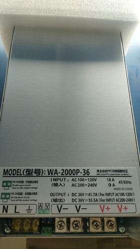WA-2000P-36电源，输出36V打印机写真机工业设备专用电源
