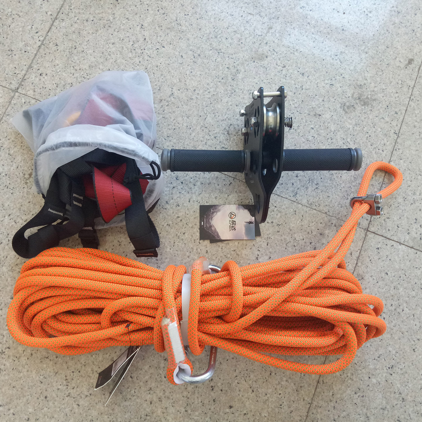 滑索滑道 钢丝绳滑轮早教儿童感统训练悬挂悬吊体能吊缆 滑行轨道