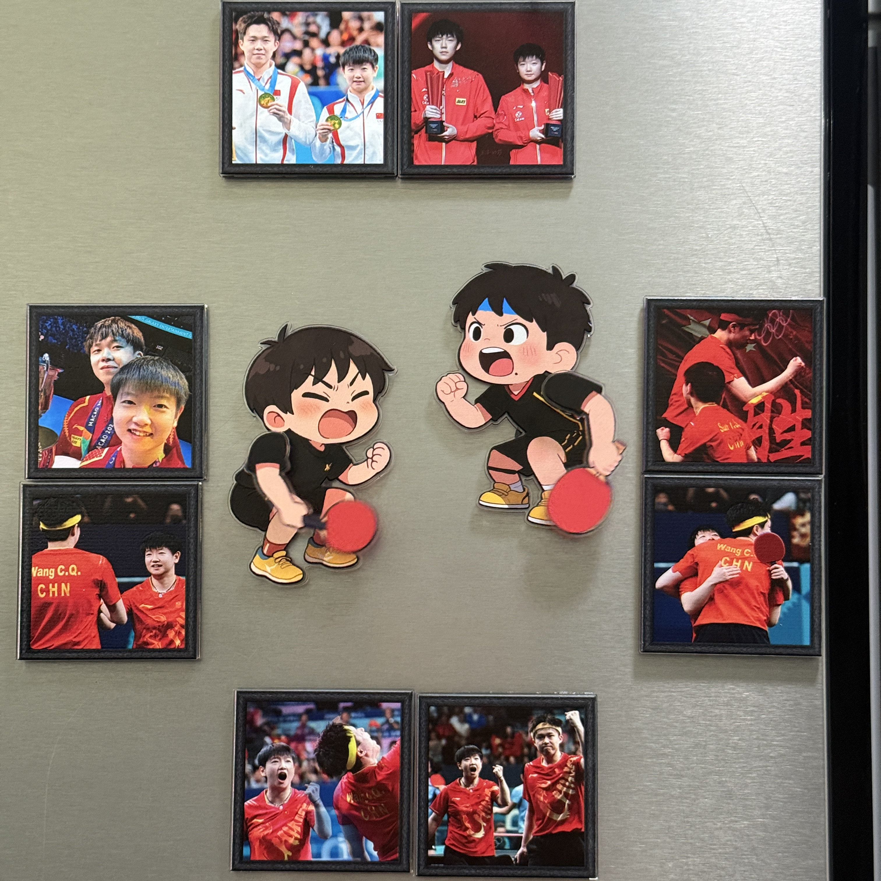 莎头组合冰箱贴国乒王楚钦孙颖莎亚克力磁吸冰箱贴体育明星周边,汽车用品/电子/清洗/改装,汽车装饰贴/反光贴,淘宝优惠券,粉丝福利购,淘宝优惠卷