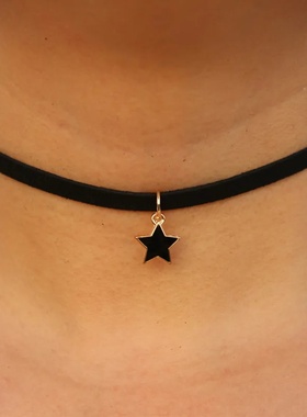 New Black Chokers Necklaces Women Black Velvet Simulated Pe