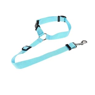 Car Nylon Belt Seat Leash Color Two Solid one Lead Pet