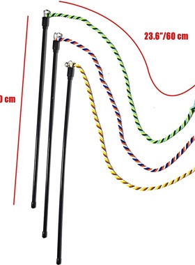 Cat Toy Interactive Teasing Rod with Rope for Cats to Chew