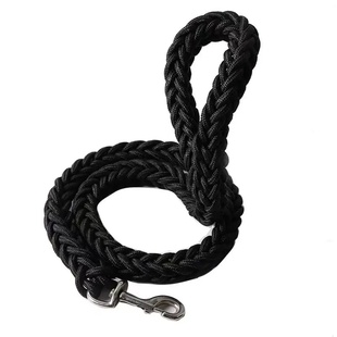 Thi Rope Dog Leash Nylon Large Pet Traction Braided Walking