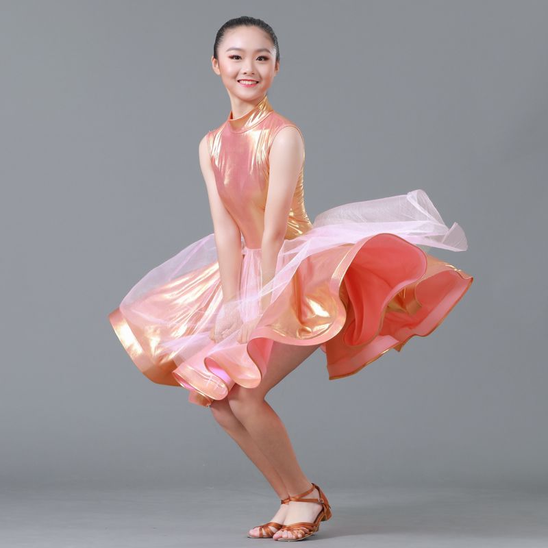 conny高端拉丁舞裙女艺考连衣裙