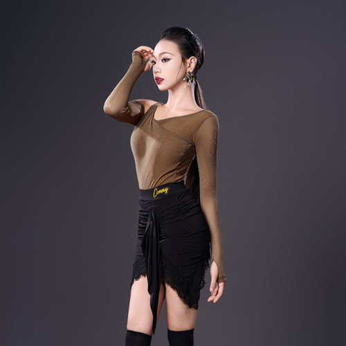 CONNY成人拉丁舞服分体套装