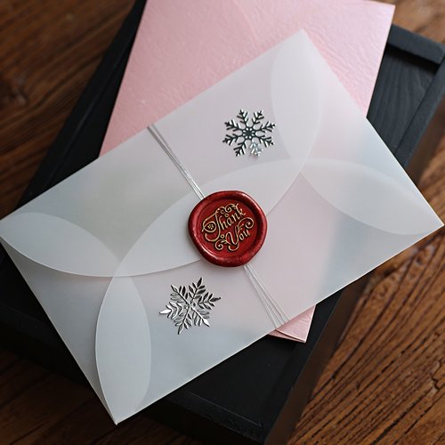 复古半透明硫酸纸文艺信封