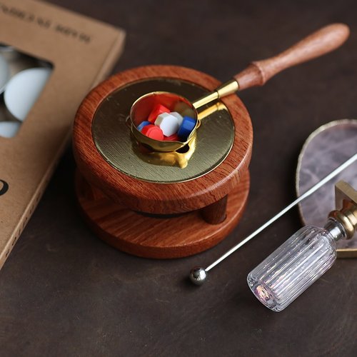 火漆印章加热工具熔炉清新多色