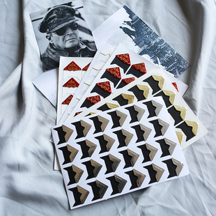 DIY粘贴相册手帐本DIY用复古老相册相角固定卡角 照片角贴  卡角