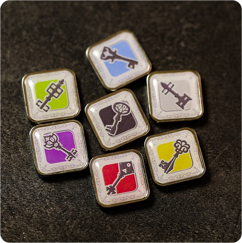 【墨鱼游戏】诡镇卡牌版第三季 桌游配件专用型金属指示物