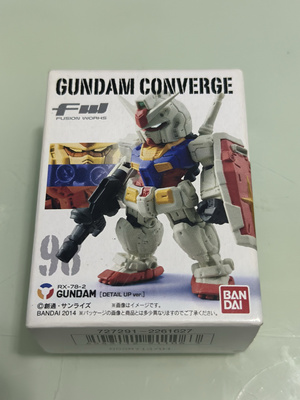 98号  高达fw rx78-2 元祖 日版 全新未拆  盒装 万代fw converge