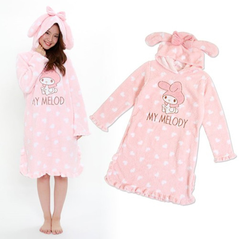 日系珊瑚绒家居服Kitty保暖甜美