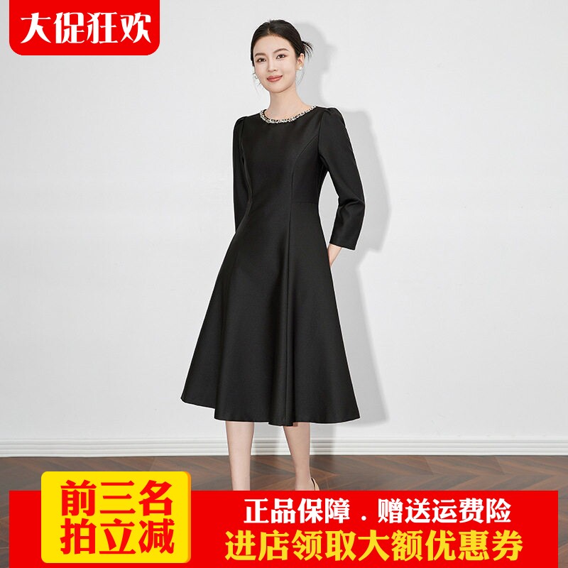 重工气质南油高货A字裙高腰WLZD