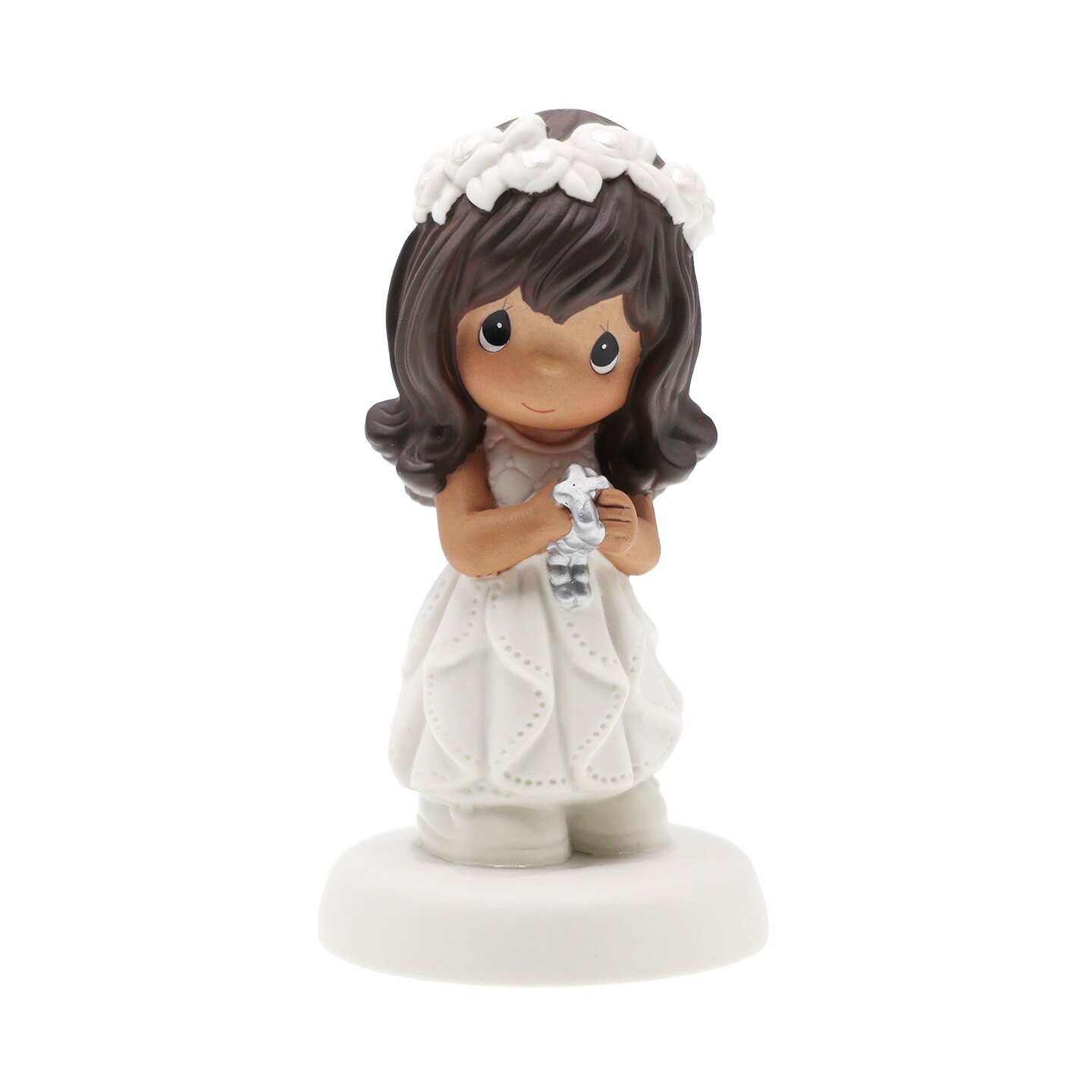 Precious Moments水滴娃娃 婚礼中的女孩 爱情与祝福陶瓷装饰摆件