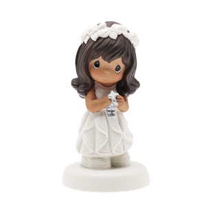 Precious Moments水滴娃娃 婚礼中的女孩 爱情与祝福陶瓷装饰摆件