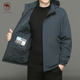 连帽棉衣加厚保暖防风防雨宽松大码 西域骆驼秋冬季 男士 棉服外套