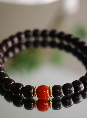 Marvel Jewelry老料椰蒂手串单圈原创保山南红玛瑙手链文艺女款