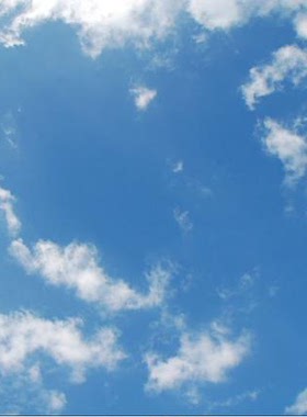 蓝色天空白云吊顶天花板背景墙书房客厅无纺布墙纸H011壁纸壁画