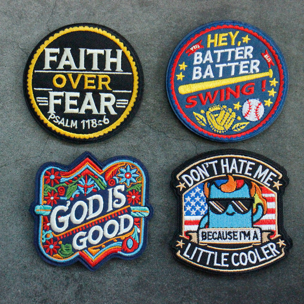 趣味英文刺绣魔术贴臂章包贴贴章DIY装饰贴片卡通个性配饰,运动包/户外包/配件,贴章/魔术贴章,淘宝优惠券,粉丝福利购,淘宝优惠卷