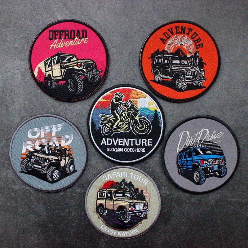 户外越野车魔术贴章刺绣布贴个性冒险探险露营带勾背包配饰穿越,运动包/户外包/配件,贴章/魔术贴章,淘宝优惠券,粉丝福利购,淘宝优惠卷