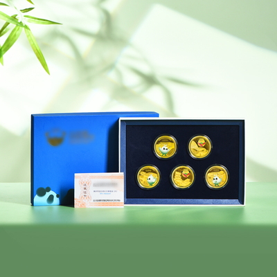 【任选3件包邮】成都文创纪念品青铜神鸟五枚纪念章套组礼品礼物