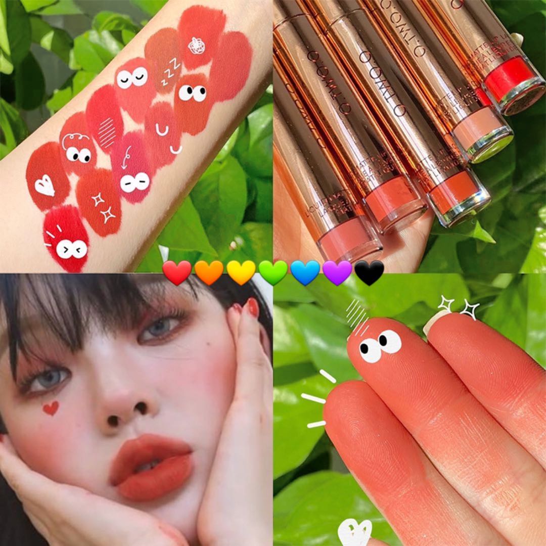 推荐豆沙哑光南瓜奶茶裸土色唇釉