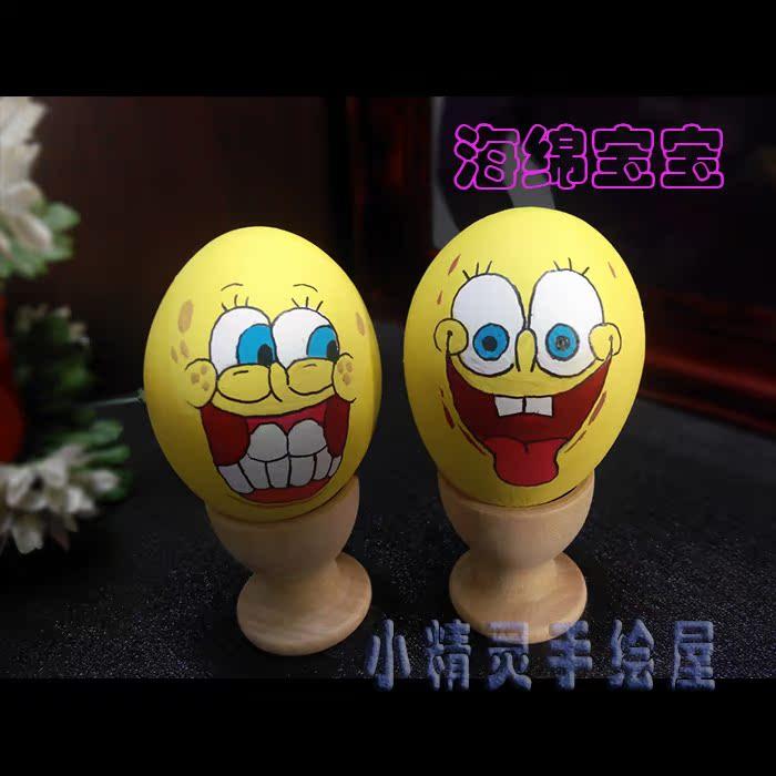 作品可来图定制纯手绘蛋壳画