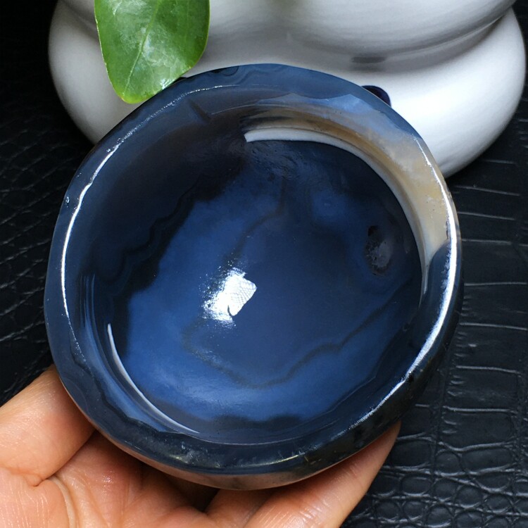 天然玛瑙碗蓝灰玛瑙聚宝盆鱼缸造景烟灰缸消磁净化碗迷你花盆摆件,饰品/流行首饰/时尚饰品新,摆件,淘宝优惠券,粉丝福利购,淘宝优惠卷