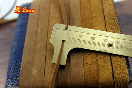 Желтая кожаная веревка 10 мм сумасшедшая лошадь кожа кожа кожа кожа кожа