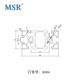 槽10 欧标4590U铝型材 材料 流水线组装 OB4590C工业铝型材
