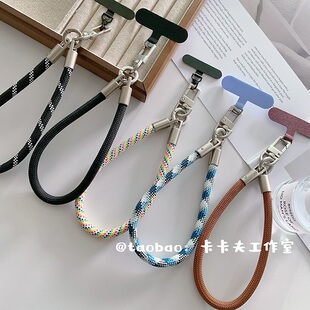 高级新款钛原色扣手机短挂绳加粗防摔手腕绳手提结实ccd相机挂链