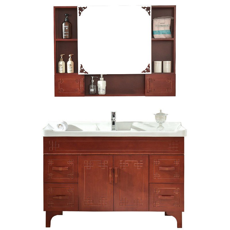 新中式落地卫浴镜柜卫生间柜浴室柜好不好?买后三个月使用谈缺点！