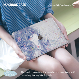 花楹适用于苹果电脑macbook15保护壳mac笔记本新款M2pro15寸macbookair13膜M3轻薄冰晶壳macbookairm4保护套