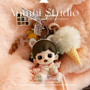 正品zoraa包包挂件diy粉色挂饰可爱爱我吃果果车挂高级礼物钥匙扣