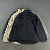 户外防风薄款 春季 网眼内里宽松立领夹克冲锋衣外套男潮 美国单 原