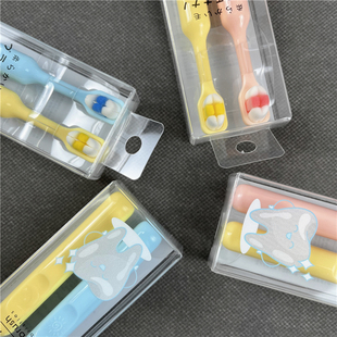 日代大厂 公司货!2支装 可爱儿童柔软万毛牙刷宝宝清洁牙刷2-8岁