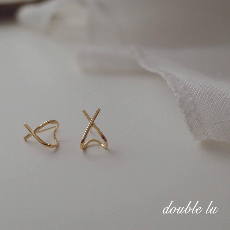 几何耳钉纯银新款简约女