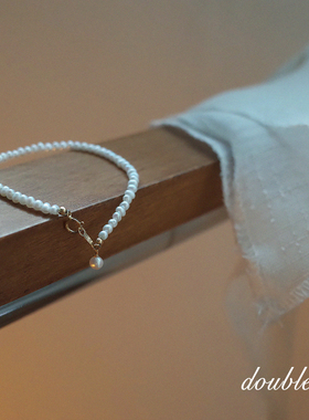 日常天然珍珠14k包金秀气女