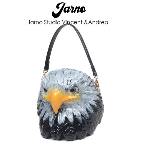 2025新款夏美系酷飒老鹰头斜挎包