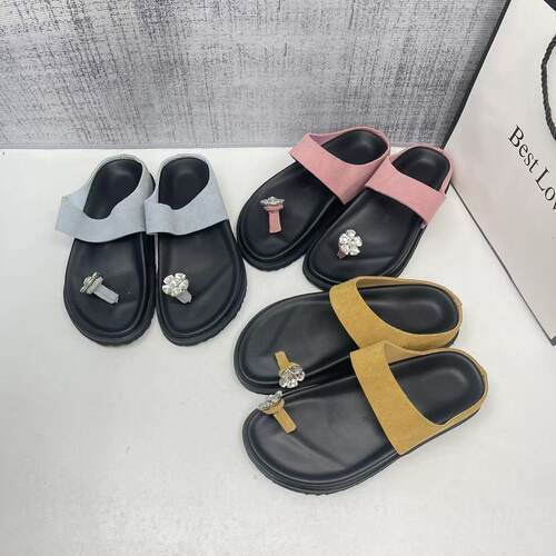 磨砂皮人字拖鞋女夏外穿