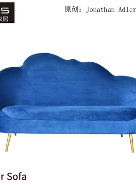 初森家具Ether Settee醚长沙发白云沙发简约现代客厅布艺双人沙发