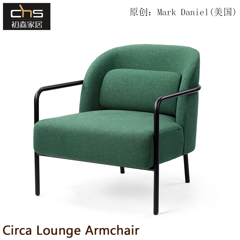 BEMARS/初森北欧风布艺皮艺躺椅