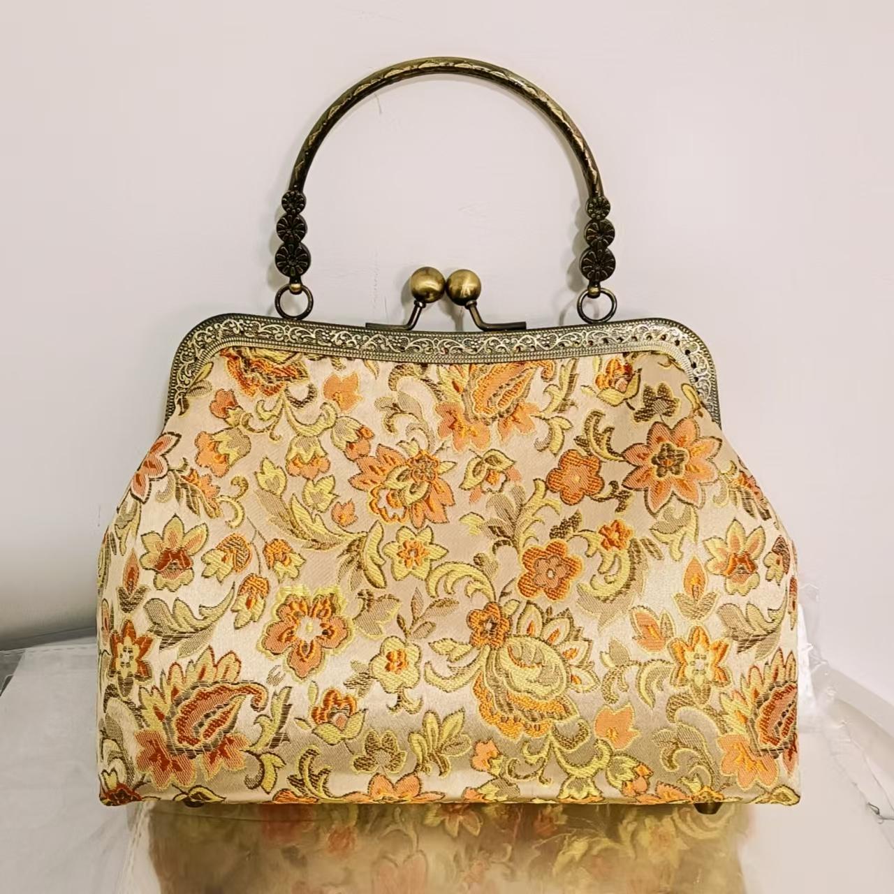 20古铜凹腰拎手钥钥手工材料包自制diy直播宋锦解闷古风新中式