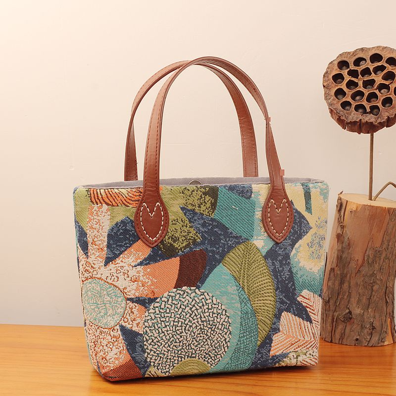 pu皮拎手小托特DIY材料包半成品