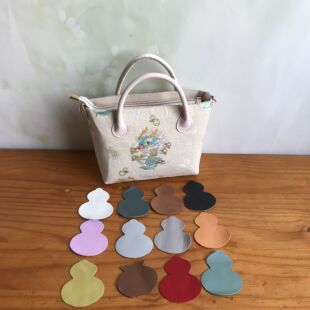 皮拎拉链小托钥钥手工包包diy自制材料包视频教学满39元 包邮